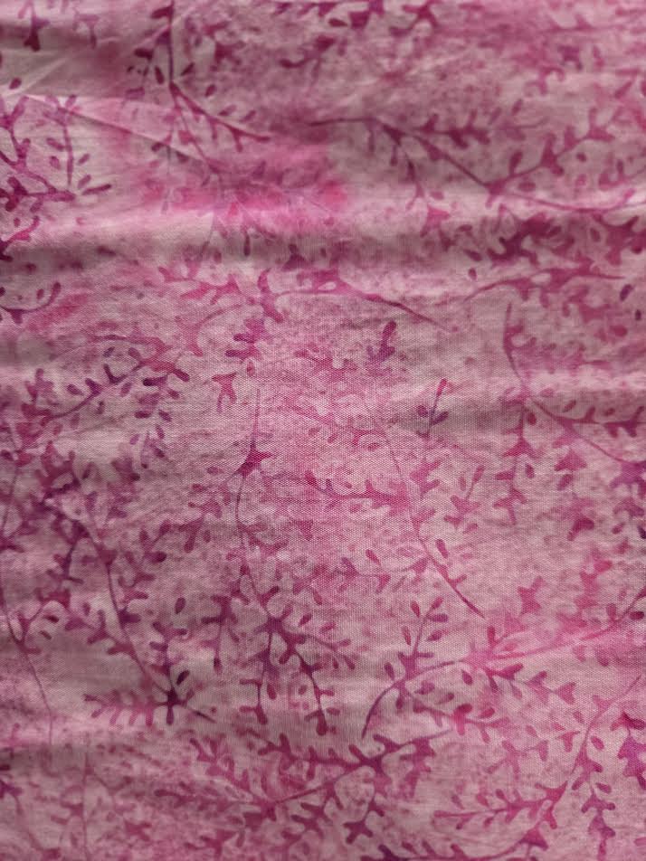 Island Batik | Mini Sprigs | Pink Bubble
