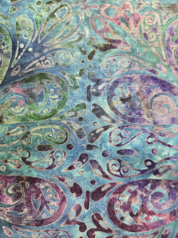 Kaufman| Paisley Bouquet | Marine