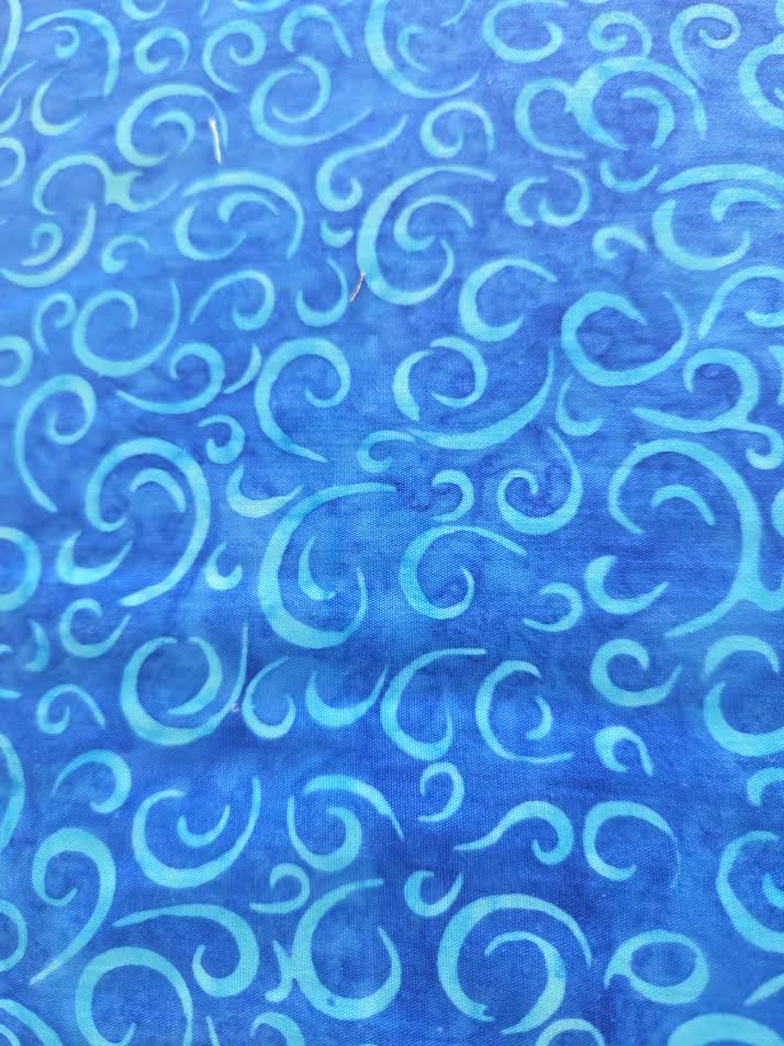 Island Batik | Streamers | Blue