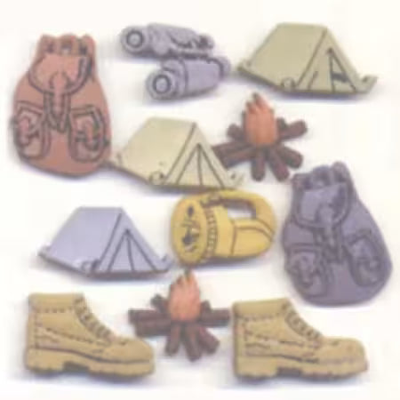 Buttons | Camping