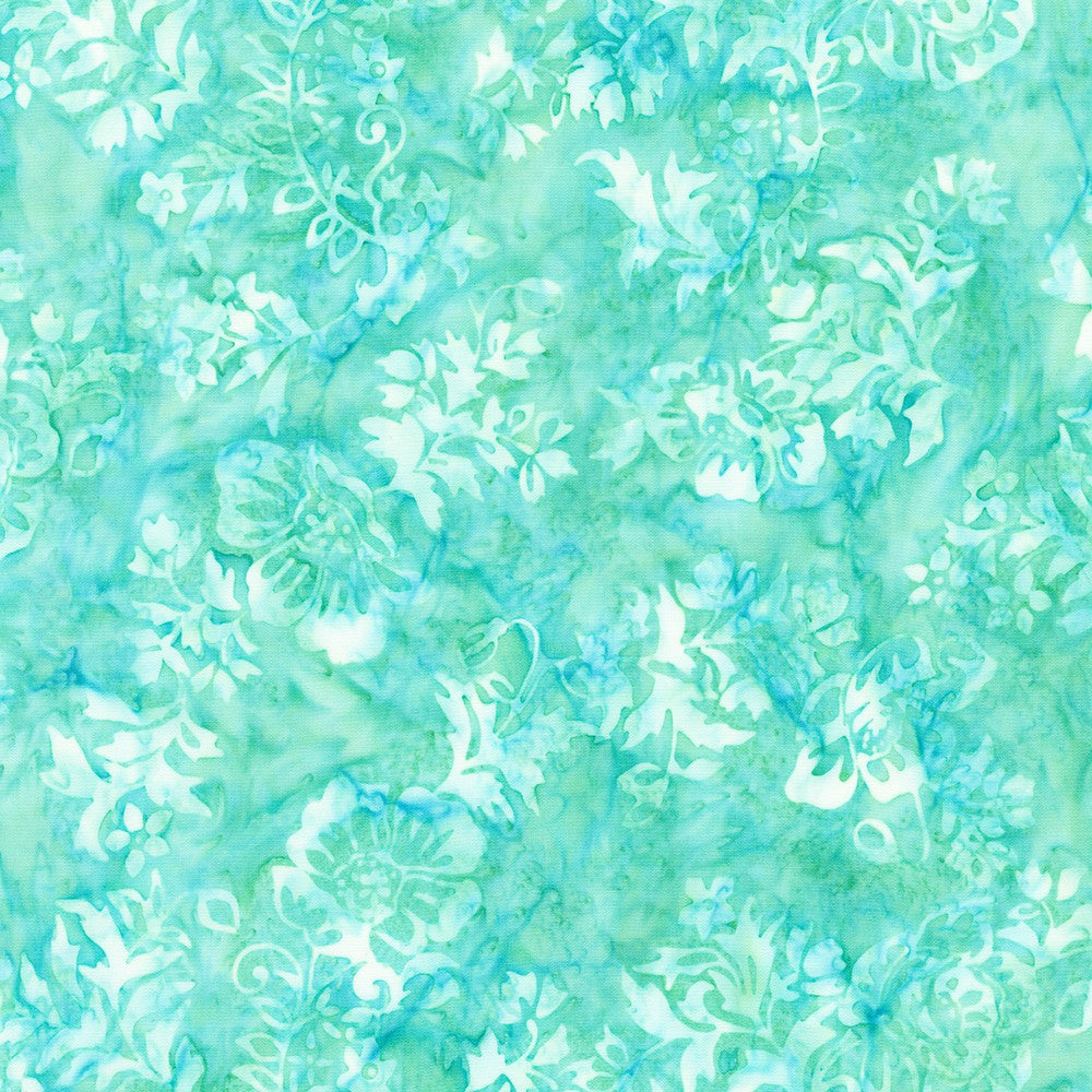 Kaufman | Wild Poppies | Aqua