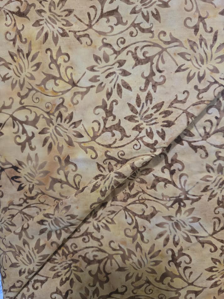 Island Batik | Floral Brown Limestone
