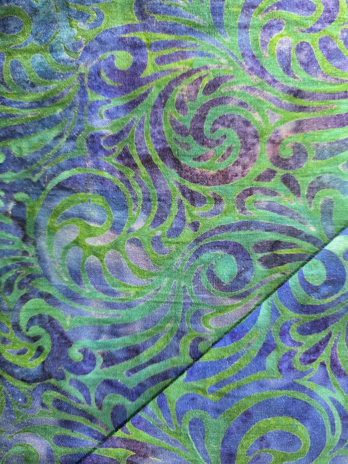Kaufman| Paisley Bouquest | Peacock | Batik