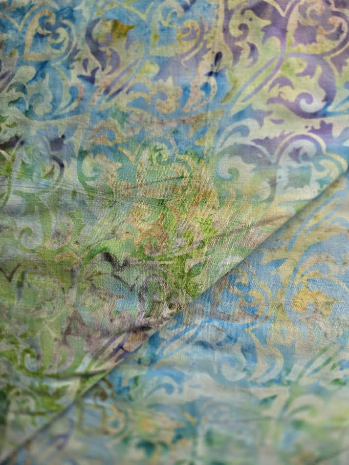 Island Batik | Flouard | Multi Gray/Teal