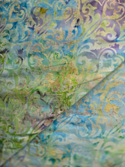 Island Batik | Flouard | Multi Gray/Teal