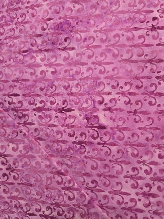 Island Batik |  Fleur Purple Foxglove