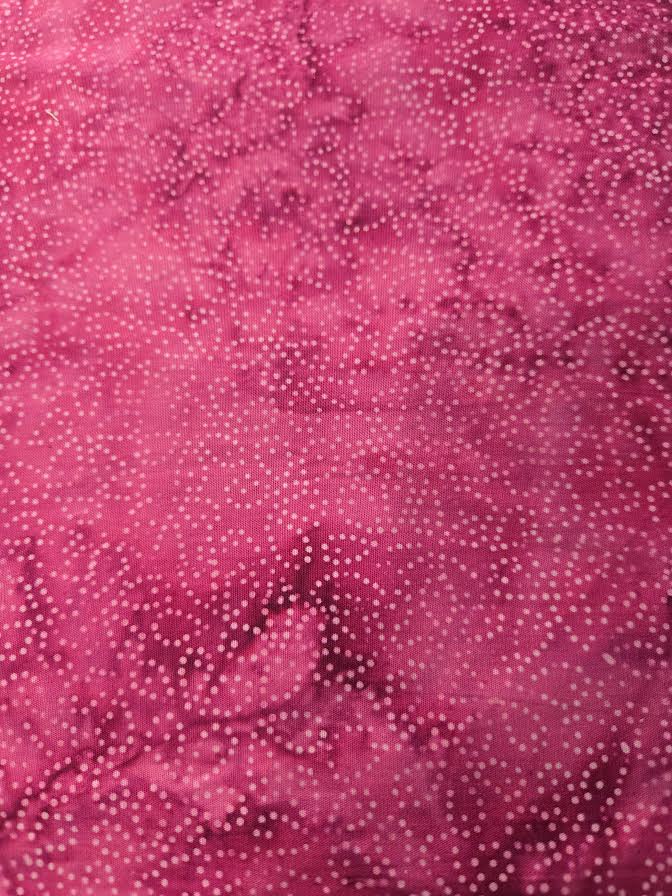 Island Batik | Dot Floral | Punch Pink