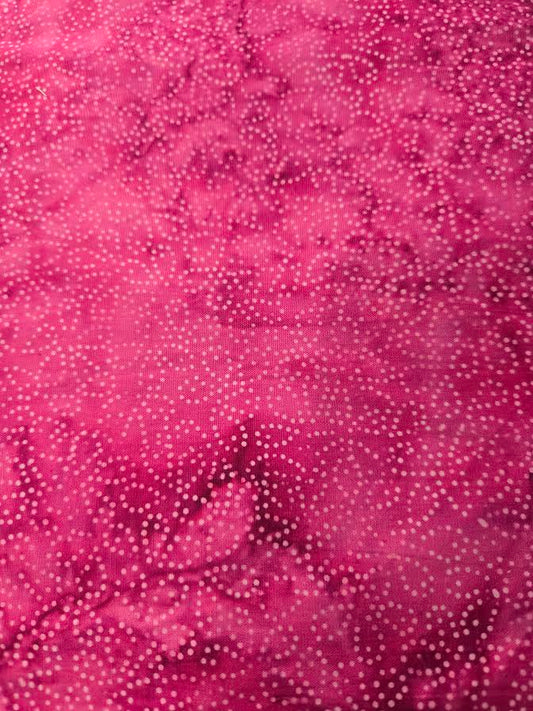 Island Batik | Dot Floral | Punch Pink