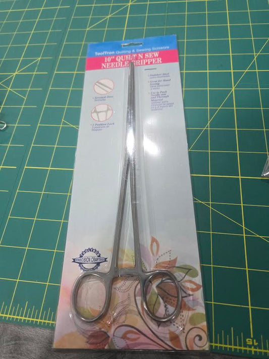 10 inch Quilt N Sew Needle Gripper | Stainless Steel