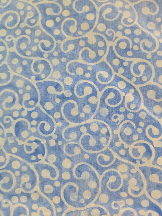 Island Batik | Dot Swirl | Blue Harbor