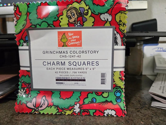 Kaufman | Charm Squares | Grinchmas Colorstory