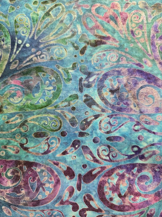 Kaufman| Paisley Bouquet | Marine