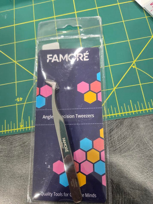 Famore Angle Precision Tweezers