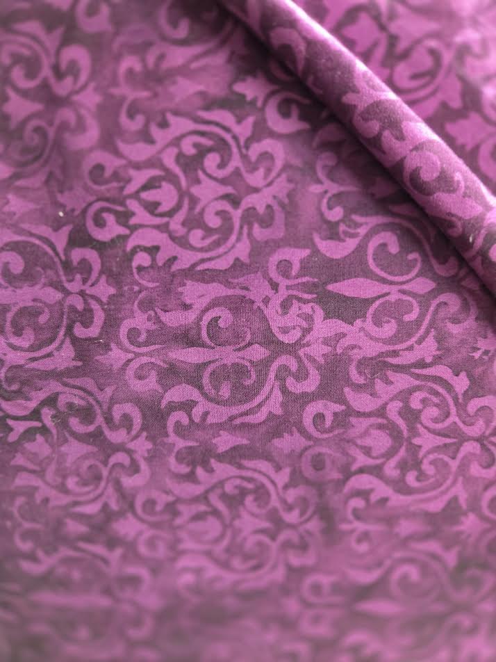 Island Batik | Shield | Purple Boysenberry