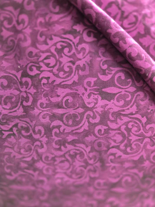 Island Batik | Shield | Purple Boysenberry