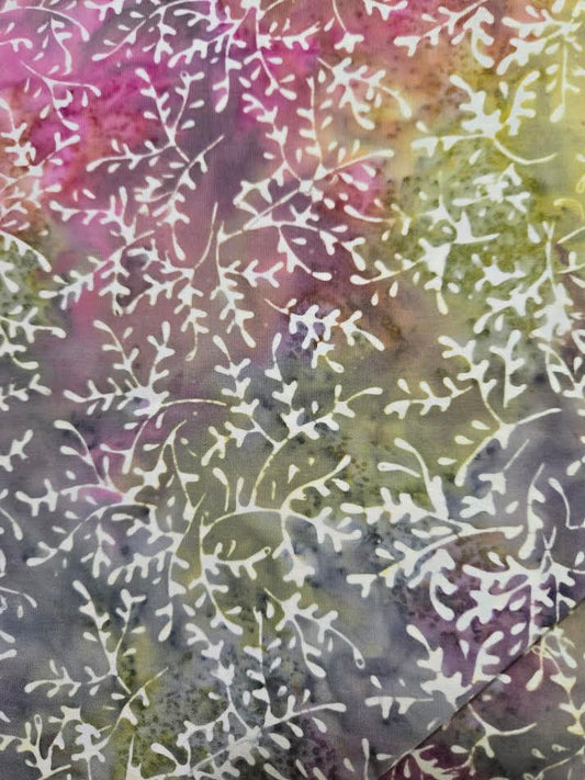 Island Batik | Sprig Multi Pink/Green