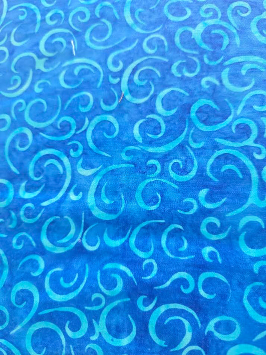 Island Batik | Streamers | Blue