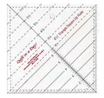CREATIVE GRID | 6 1/2" Triangle Square-up Ruler