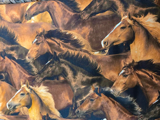 Spurs & Spirits Western Fabric | Horses