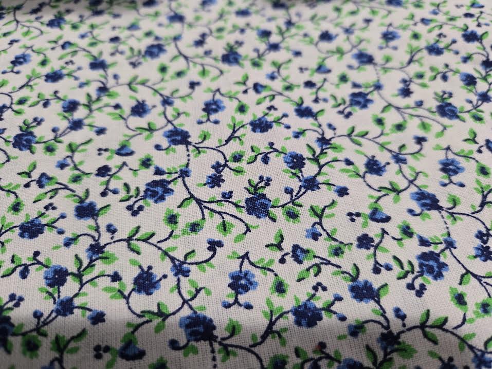 MDG | Calico | Blue & White