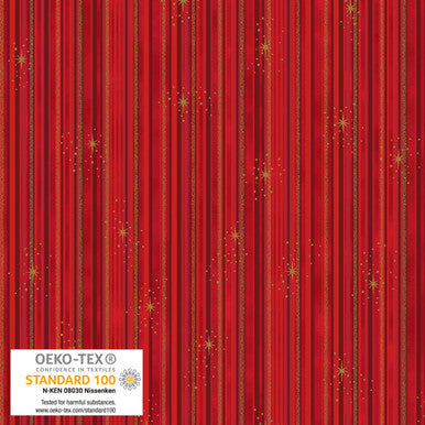 STOF | Stripes w/ Metallic | Berry Gold