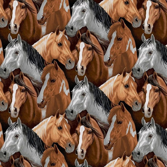 American Spirit | Tan/Multi | Packed Horses