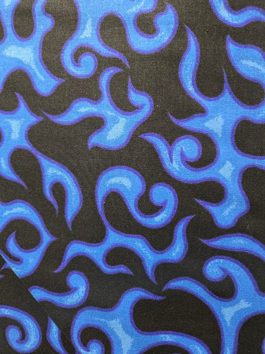MDG | On fire | Black/Blue