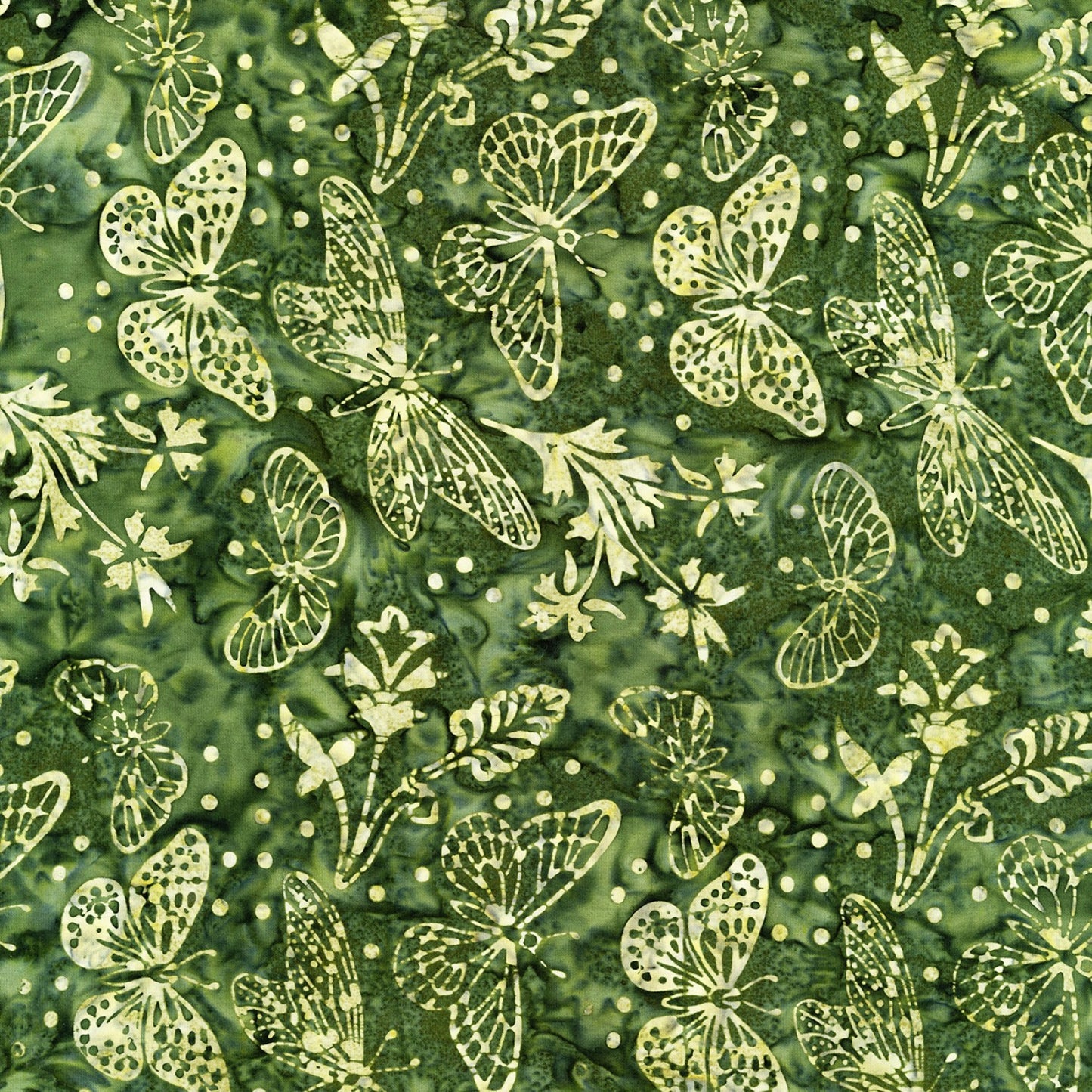 TIMELESS TREASURES - BATIKS | Tonga | Leaf