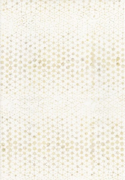 Timeless Treasures | Tonga Batik | White Geo Hex Grid
