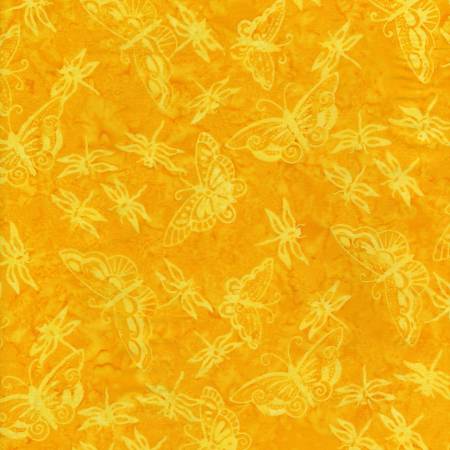 TIMELESS TREASURES - BATIKS | Tonga | Yellow