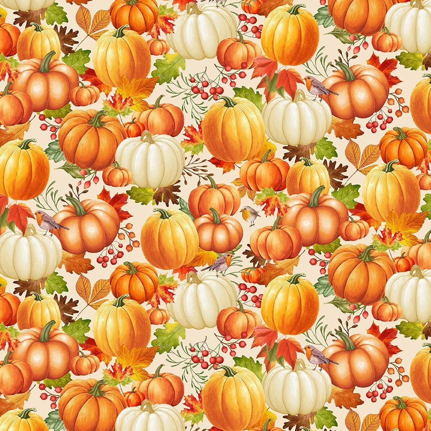 Timeless Treasures | Harvest | Cream