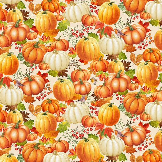 Timeless Treasures | Harvest | Cream