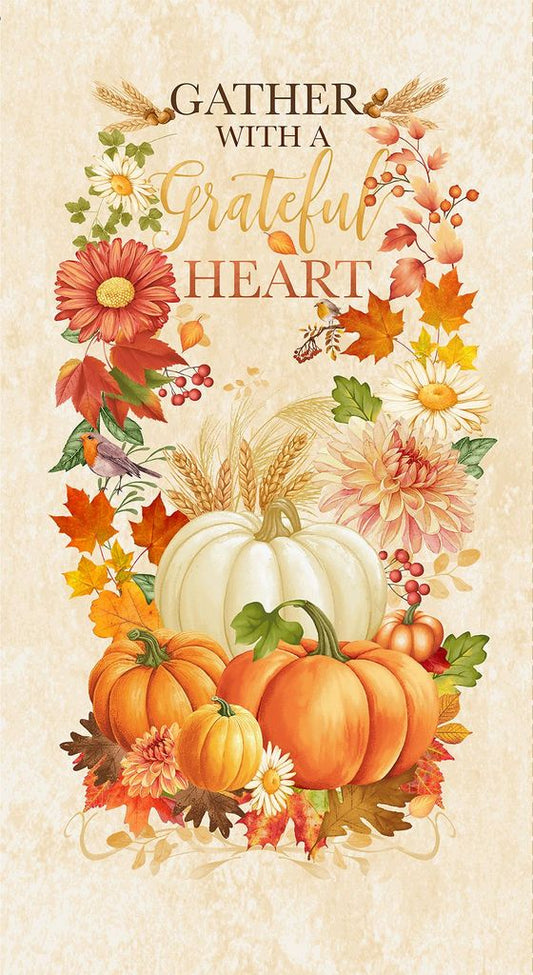 Timeless Treasures | Panel | Harvest Gather