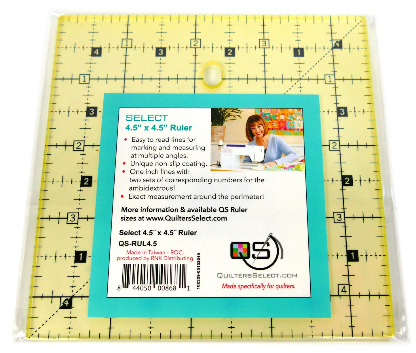 RULERS | Non-Slip Ruler | 4.5 X 4.5