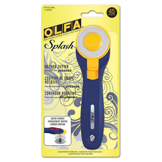 CUTTING TOOL | Olfa | Splash Rotary Cutter 45mm Gray