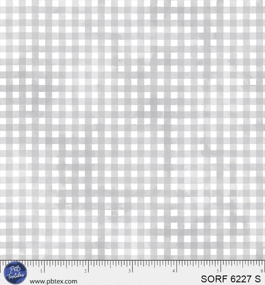 P&B Textiles | Flannel | Gray Checks