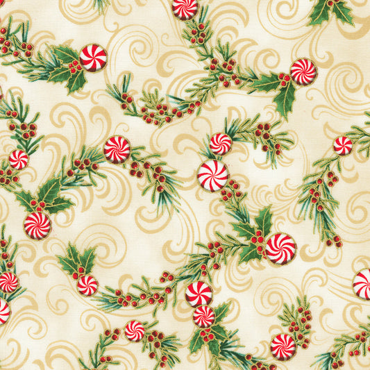 Robert Kaufman | Holiday Flourish | Peppermint Twist