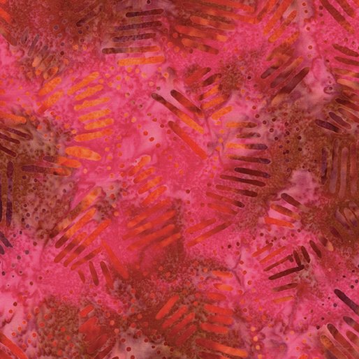 BENARTEX BATIK | Dashes | Multi/Pink