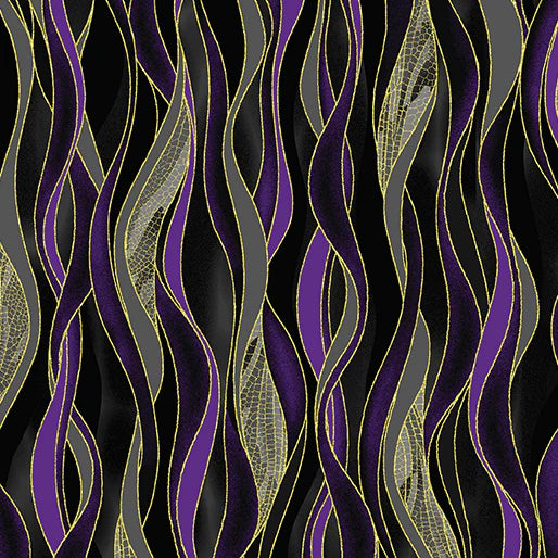 KANVAS | Dancing Waves | Black/Purple